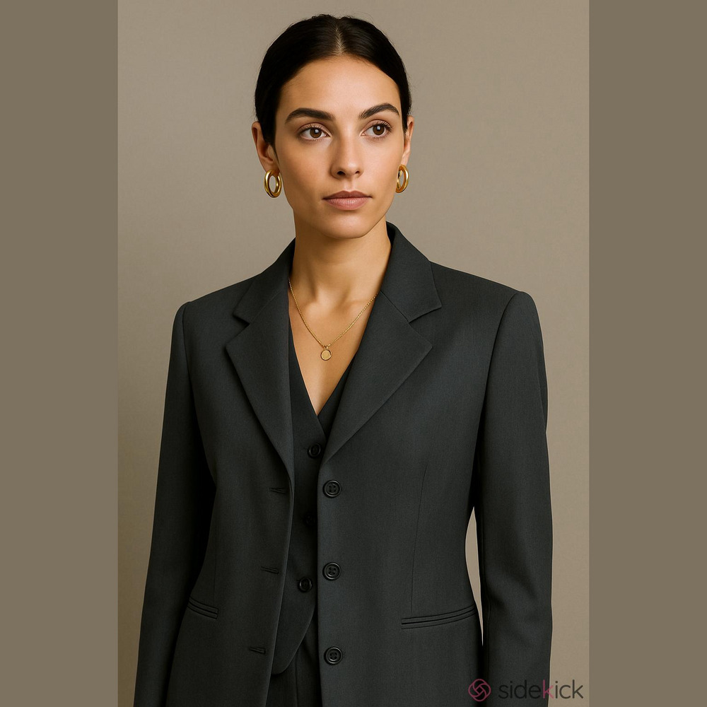 90's Vintage Emporio Armani Jacket and Vest Set
